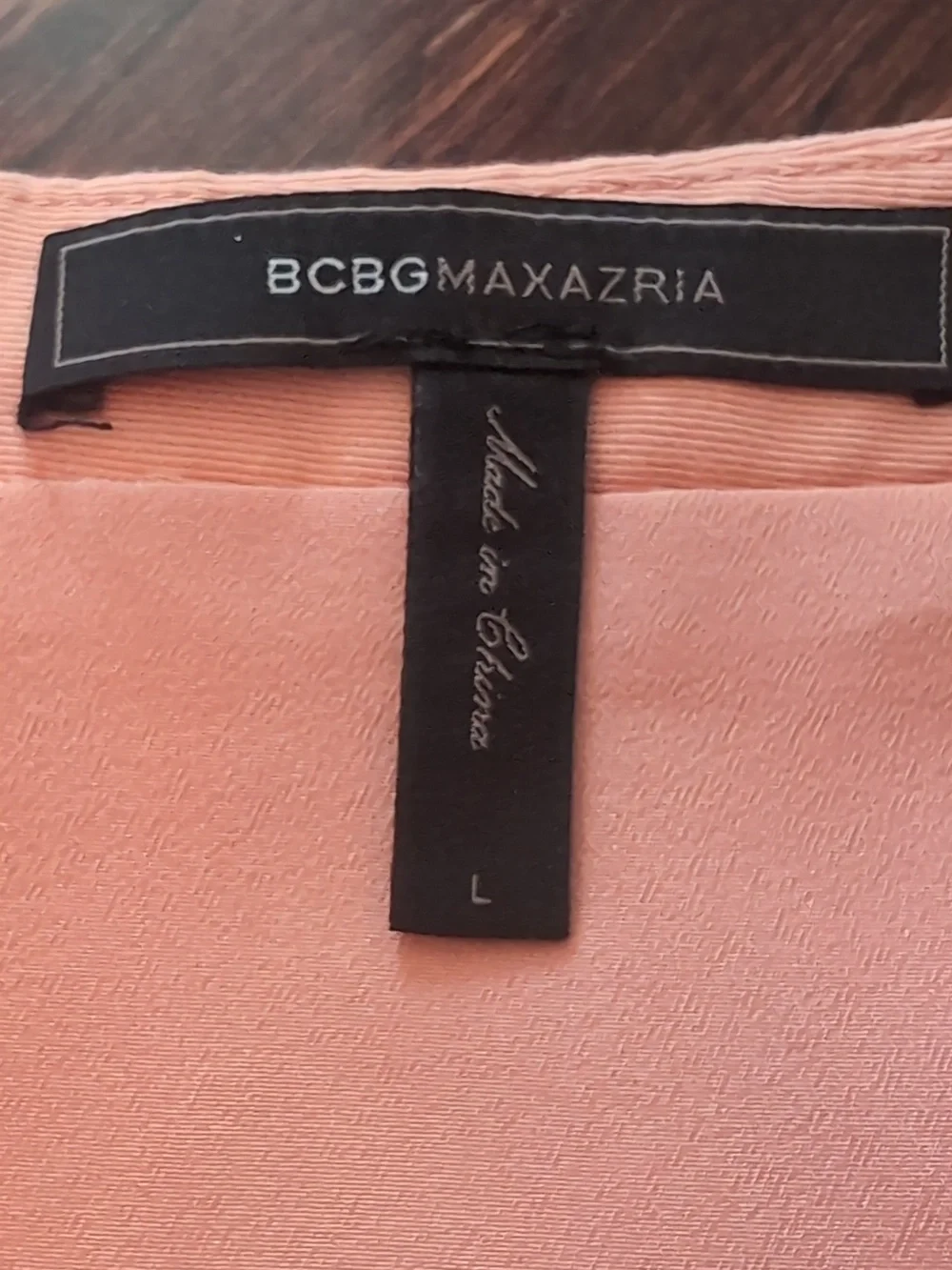 BCBG Maxazria Aria Blush Pleated Skirt L - Picture 3 of 3
